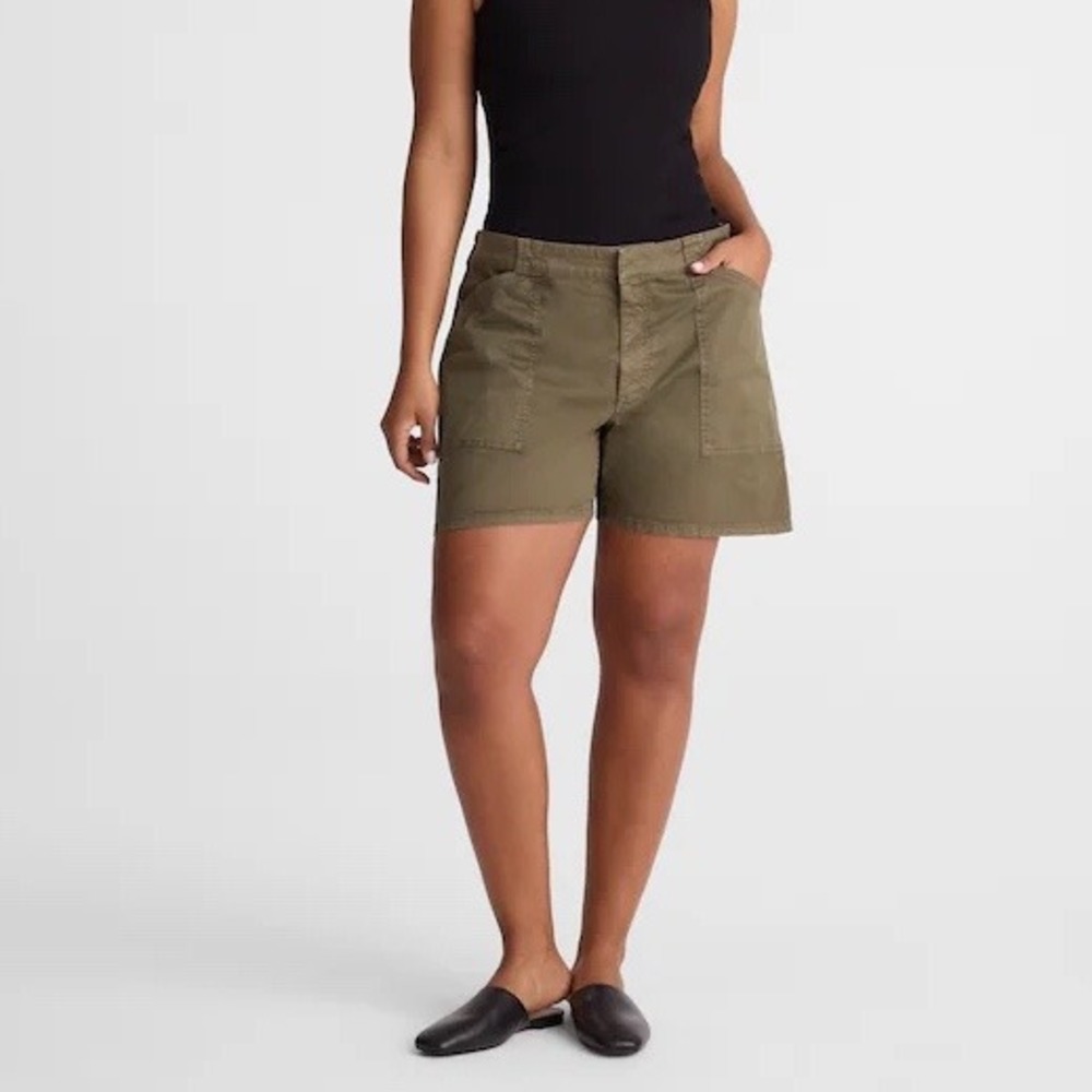 Madewell | Curvy Essex Baggy Utility Short High Rise Faded Ivy Size 29